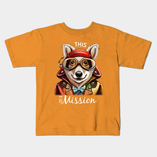 On a mission Kids T-Shirt by VeeleVieno